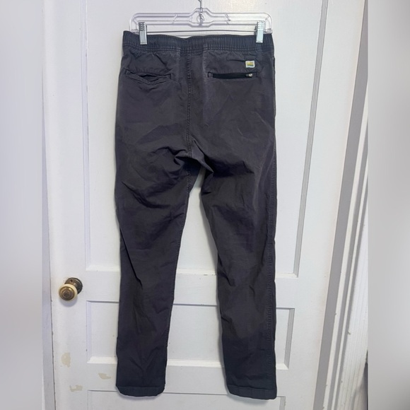 Vuori ripstop pants men's charcoal Size S - Picture 5 of 5